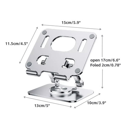 Universal Tab Mount Tablet Stand Holder Table Desk Foldable 360° For ipad
