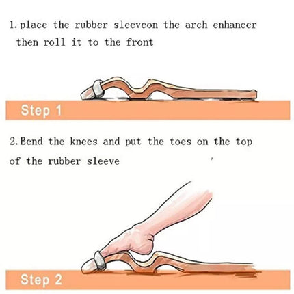 Ballet Foot Stretcher Stretch Elastic Band Dance Gymnastics Arch Enhancer Wooden