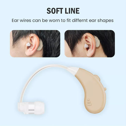 Rechargeable Hearing Aids BTE Ear Aids Hearing Amplifier