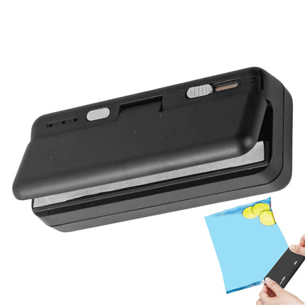 Mini Bag Sealer Heat Sealing Machine Plastic Bag Food Sealer USB Rechargeable
