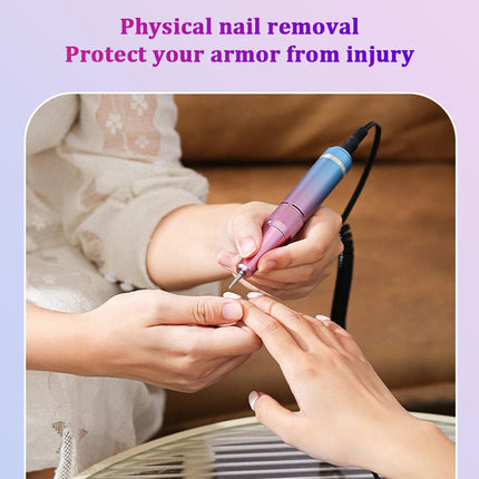 Portable Rechargeable Electric Cordless Nail Drill Machine Art File Manicure Kit