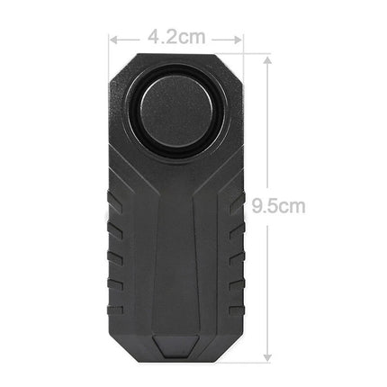113dB Wireless Anti-Theft Vibration Motorcycle Bike Alarm Remote Waterproof