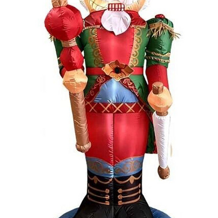 Christmas Inflatable Nutcracker Giant Lighted Interior Decoration Built in Fan
