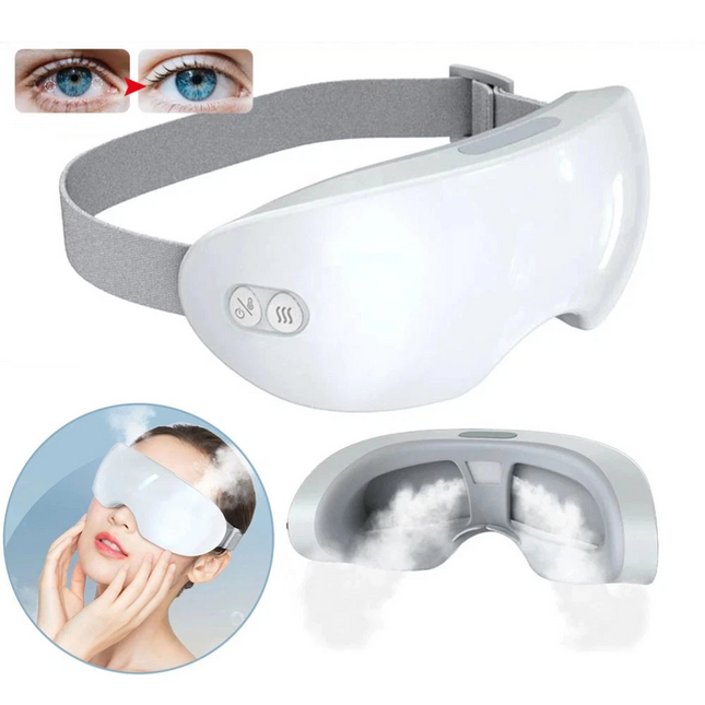 Steam Therapy Mask, Smart Hot Steam Eye Mask for Dark Circles Dry Eyes Relief