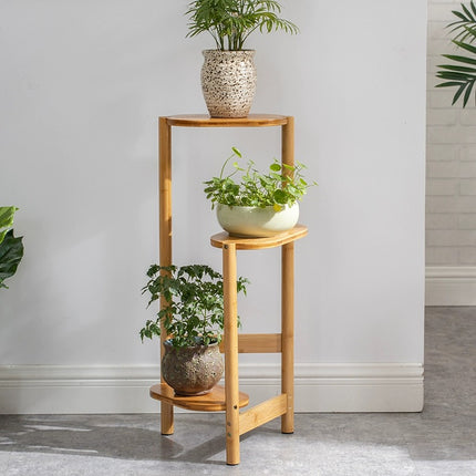 3 Tier High Low Plant Stand Flower Pot Holder Shelf for Garden Living Room Patio