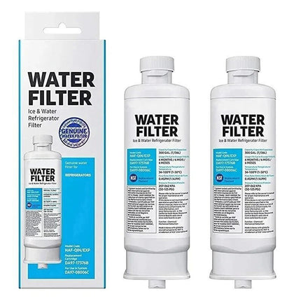 2 Pack For Samsung DA97-17376B HAF-QIN/EXP DA97-08006C Refrigerator Water Filter