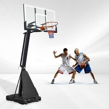Professional Adjustable Height Basketball Hoop Stand Metal Portable 2.45m-3.05m