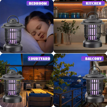 Mosquito Catcher Lamp Insect Killer Electric LED Light Fly Bug Zapper Trap USB