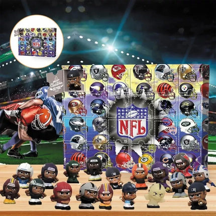 Christmas Countdown Gift  NFL's Advent Calendar for Football Fans - New in Box - Limited Edition
