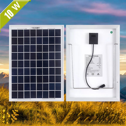 Waterproof 12V 10W Solar Panel Trickle Car Truck Battery Charger Power Source