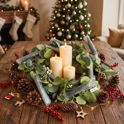 180cm Christmas Eucalyptus & Pine Leaf Garland Artificial Greenery Holiday Decor