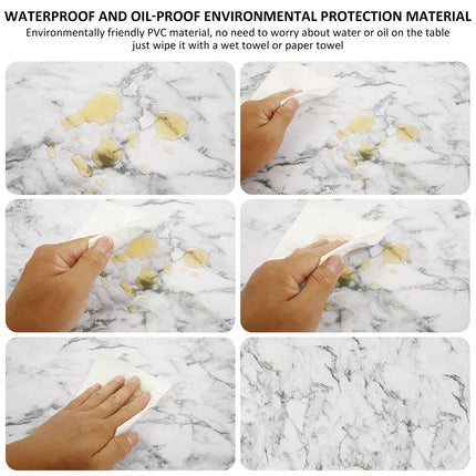 Elastic Edged Round Tablecloth Waterproof Oil-Proof Flannel Backed Table Cover  95-110CM