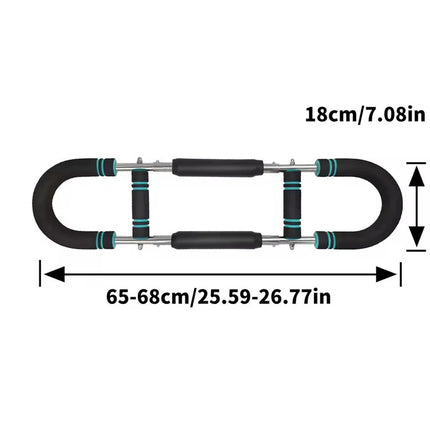 Twister Arm Exerciser Adjustable Training Bar Forearm Triceps Chest Strengthener 30KG