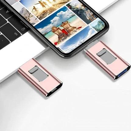 Phoxfer Backup Stick,Photo Stick USB Memory Phone Flash Drive,4 in 1 USB Type C