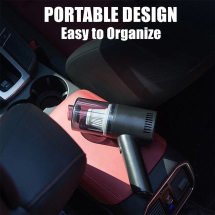 9000Pa Cordless Car Handheld Vacuum Cleaner Rechareable Dust Clean 120W 45000RPM