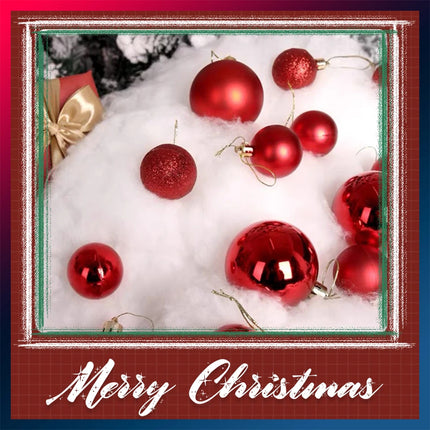 Christmas Xmas Party Wedding Tree Baubles Balls Hanging Ornament Decorations 8cm