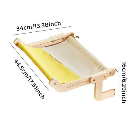 Pet Cat Bed Window Perch Hammock Seat for Indoor Cats Adjustable Cat Bed Durable
