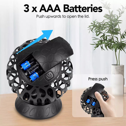 Air Circulation Mini Silent Sphere Fan Light Unique Desk Gift USB Charging
