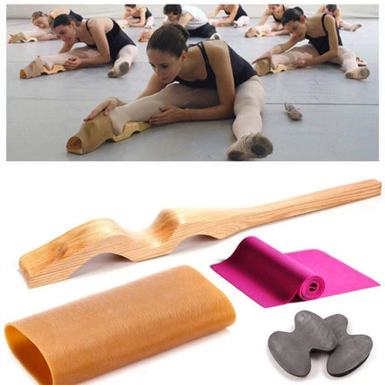 Ballet Foot Stretcher Stretch Elastic Band Dance Gymnastics Arch Enhancer Wooden