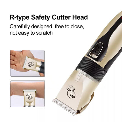 Cat Dog Pet Electric Clippers Hair Clipper Grooming Trimmer Shaver Cordless Kit