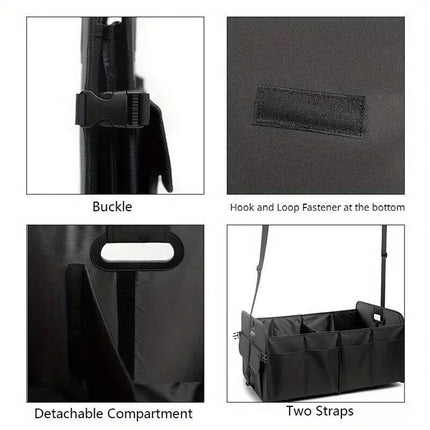Car Organiser Boot Storage Box Foldable Trunk Organizer for Vehicle Storage