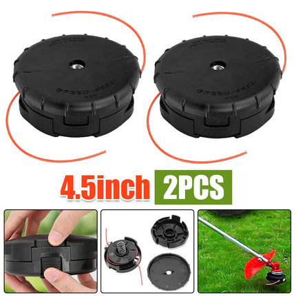 2PCS Speed Feed Head Large 450 Model 4.5" Fast Load Trimmer Line Bump Head