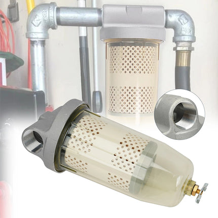 2PCS B10-AL Fuel Tank Filter Water Separator Assembly with PF10 Element Filter