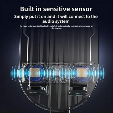 3-In-1 Phone Holder Inductive Bluetooth Speaker Holder 360°Rotating Folding Gift