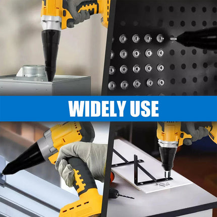 For DeWalt 18V/20V Battery Brushless Electric Rivet Gun Cordless Rivet Gun Nuts