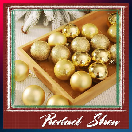Christmas Xmas Party Wedding Tree Baubles Balls Hanging Ornament Decorations 6cm