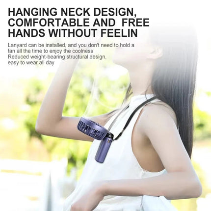Handheld Fan Rechargeable USB Portable with 5 Speeds&Digital Display Ultra Quiet