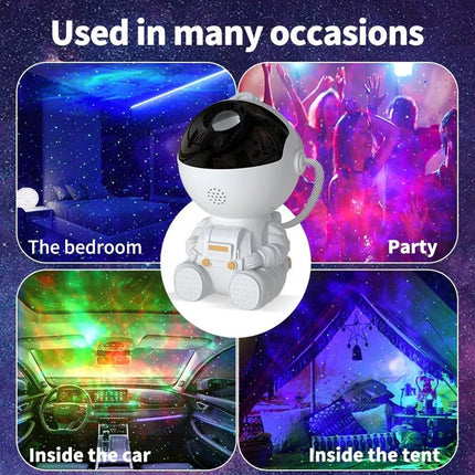 Astronaut Star projector Galaxy night Light with Timer and remote control