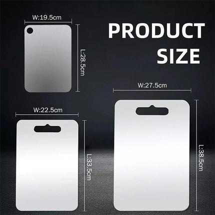 3 Pack Titanium Cutting Board 100% Pure Titanium Chopping Board Set for Kitchen