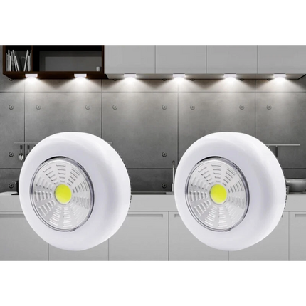 4PK LED Closet Wardrobe Lights Wireless Stick Lights with COB Brillar