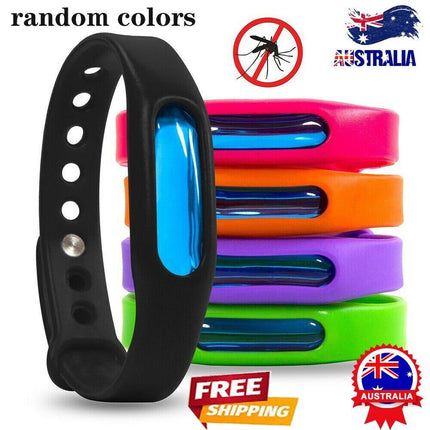 5PCS Anti Mosquito Bug Repellent Wrist Band Bracelet Insect Lock Means