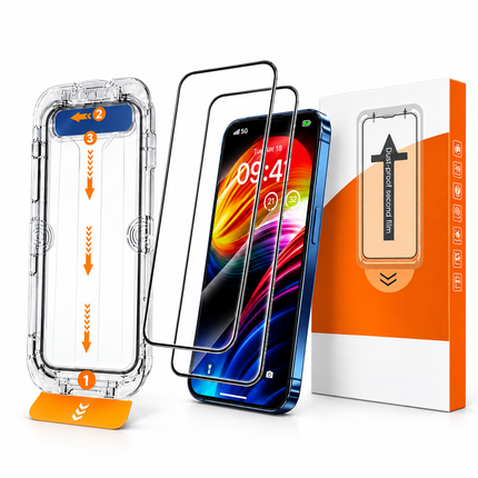2PCS Tempered Glass Screen Protector For iPhone 18 Pro 17 Pro 9H Clear Anti-Scratch