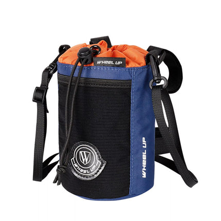 Bike Bicycle Water Bottle Holder Bag Handlebar Cup Holder-Bag Insulated Stem Bag Blue