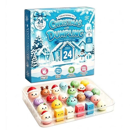 Christmas Squishies Advent Calendar 2026 Countdown Calendar, 24 Squish Toys