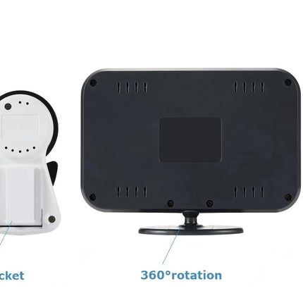 4.3" Baby Car Camera HD 1080P - Rear-Facing Infant Monitor with Night Vision