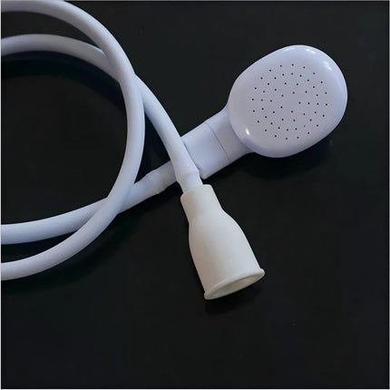 3m Push-On Spray Shower Head Bath Sink Tap Attachment Hose Soft Tube Pet Kids