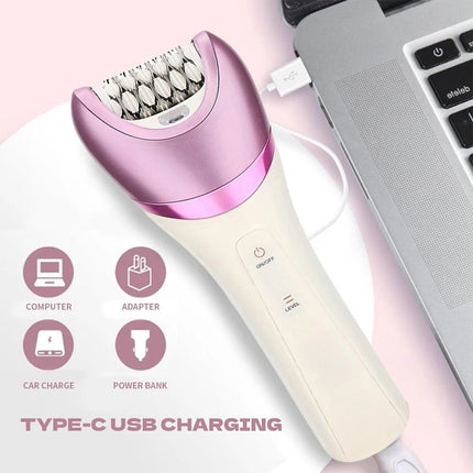 6 in 1 Epilator Women Instant Pain Free Electric Hair Removal Remover Body Face