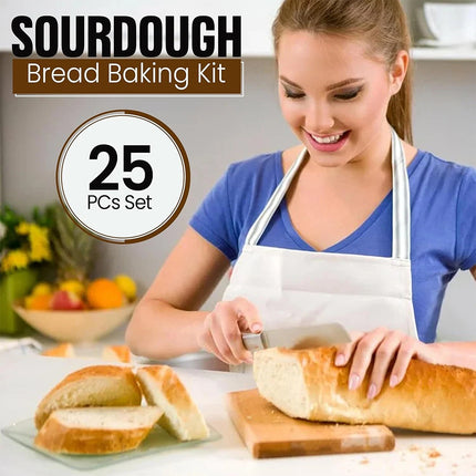 Complete Sourdough Bread Baking Supplies Sourdough Starter Kit 25PCS Sourdough