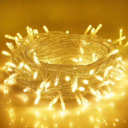 Warm White 50M LED Fairy String Lights Waterproof Christmas Tree Garden Party Outdoor