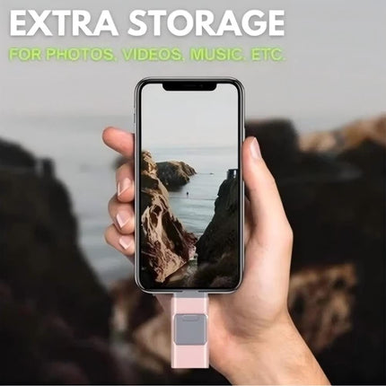 Phoxfer Backup Stick,Photo Stick USB Memory Phone Flash Drive,4 in 1 USB Type C