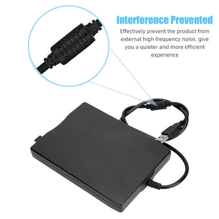 USB Floppy Disk Drive External Floppy Disk Reader FDD 3.5inch 1.44MB For Laptop