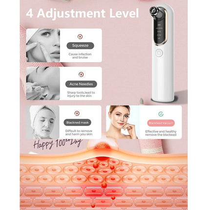 Vacuum Blackhead Remover Skin Acne Pore Pimple Extractor Suction Cleaner USB