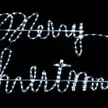 Christmas LED Lights MERRY CHRISTMAS SIGN 100cm * 50cm Decoration Motif Light