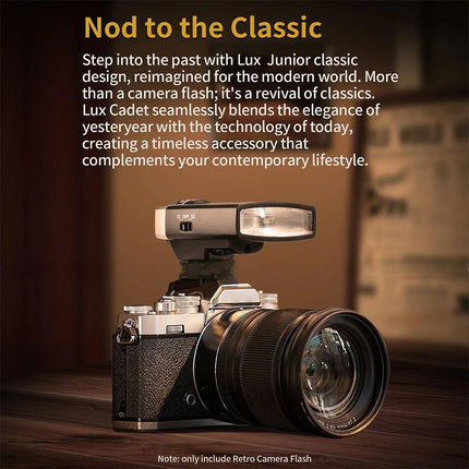 Retro Camera Flash Speedlite Diffuser for Canon Nikon Sony