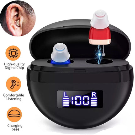 Rechargeable Hearing Aids Digital Severe Hearing Loss Wireless Sound Amplifiers