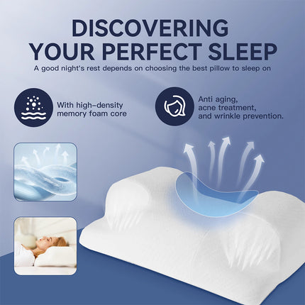 Beauty Pillow Anti-aging Memory Foam Pillow Anti-wrinkle Neck Sleeping Massage